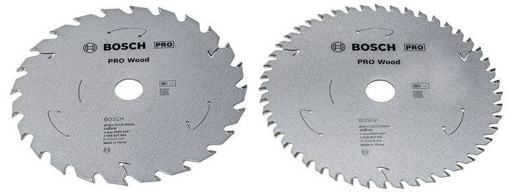 Bosch Accessories 2608644735 2608644735 Kreissägeblatt-Set 165 mm 2 St.