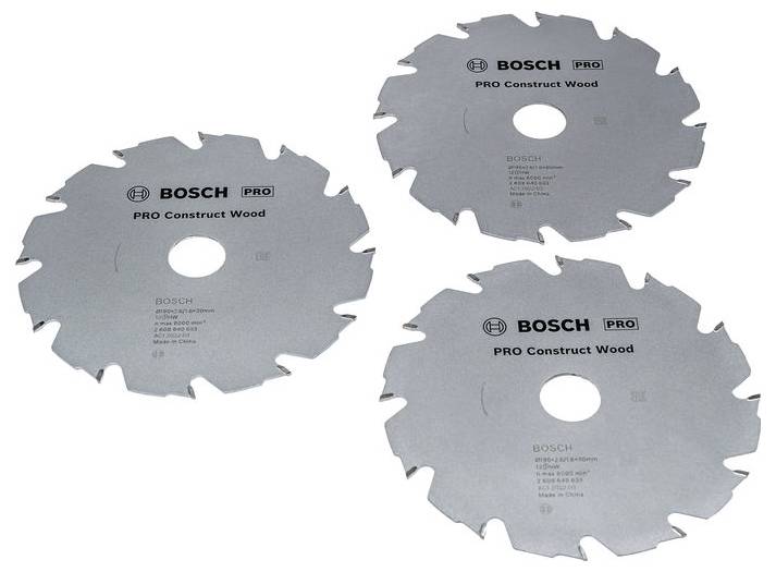 Bosch Accessories 2608644737 2608644737 Kreissägeblatt-Set 190 mm 3 St.