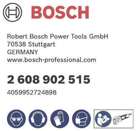 Bosch Accessories 2608902515 2608902515 Exzenterschleifpapier-Set 1 Set