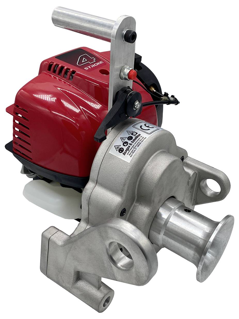 Berger & Schröter Spillwinde power winch/GX35TST4 Zugkraft (rollend)=1000kg Antrieb über Benzinmotor
