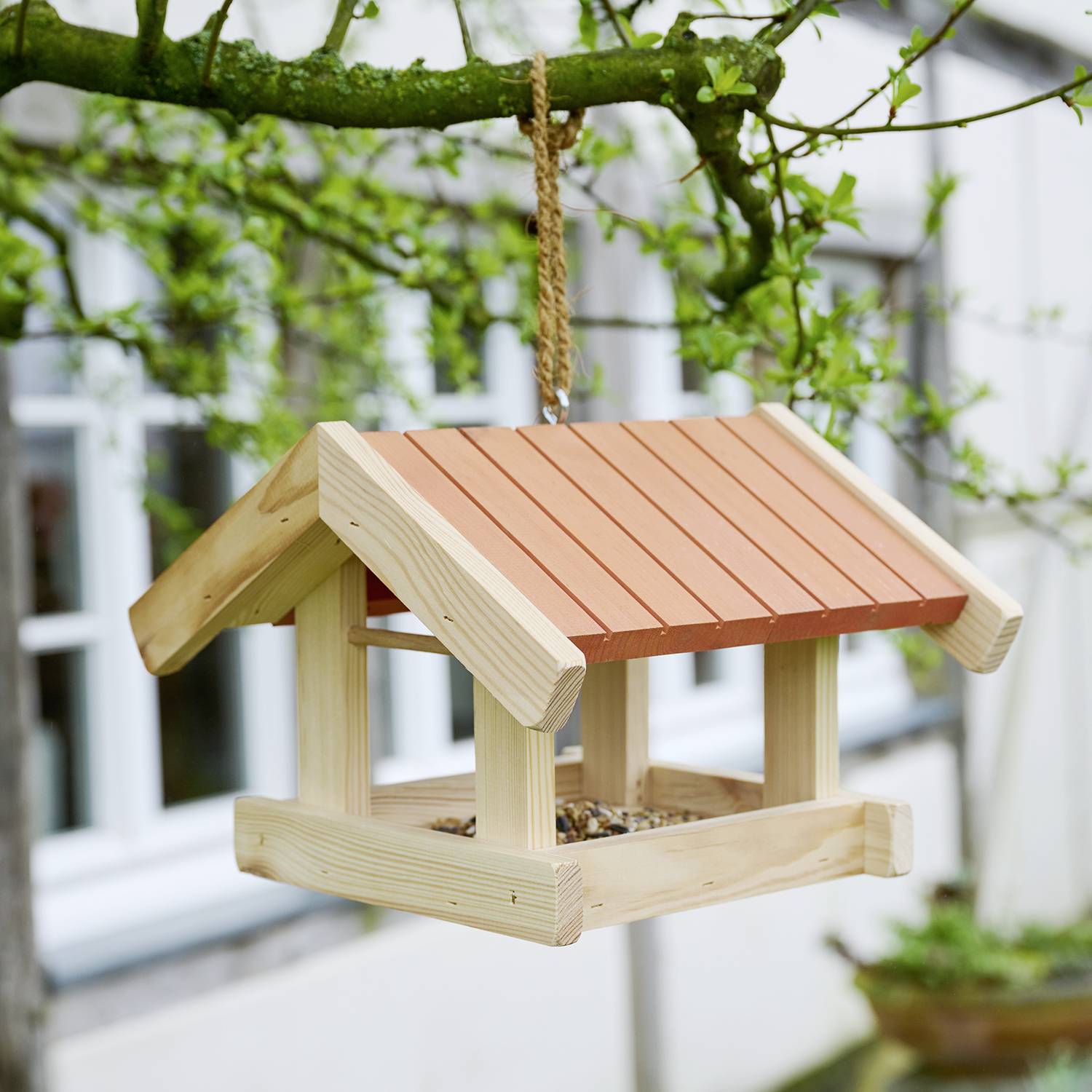 Siena Garden Vogelfutterhaus Futterperle LEON 1St.