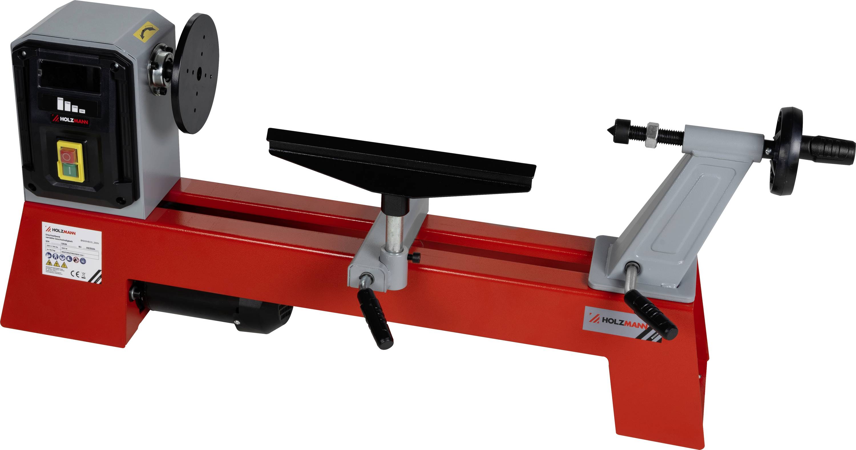 Holzmann Maschinen D500VECO_230V Holz Drehmaschine