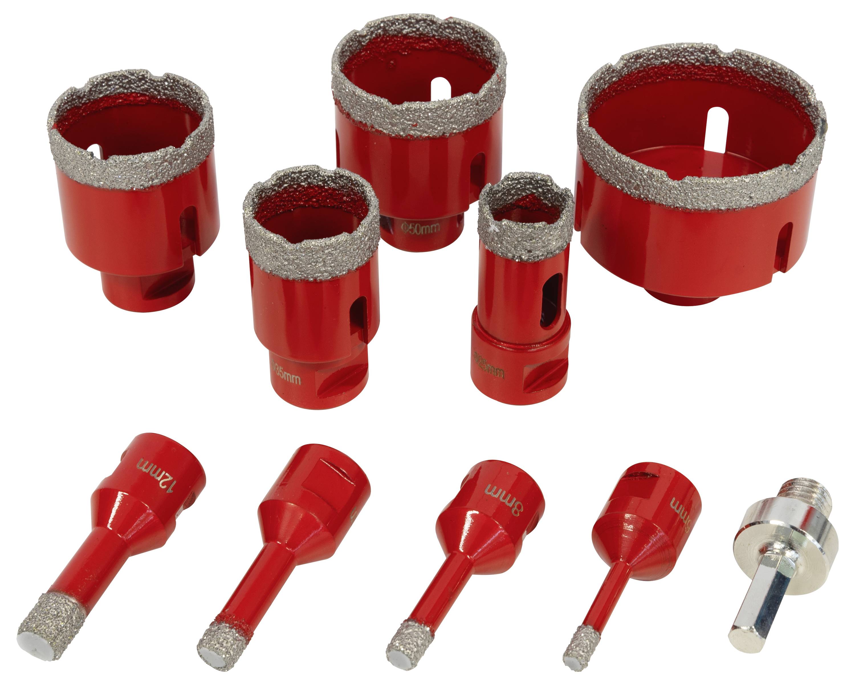 Holzmann Maschinen DTBKS6-68 DTBKS6-68 Trockenbohrkronen-Set 1St.