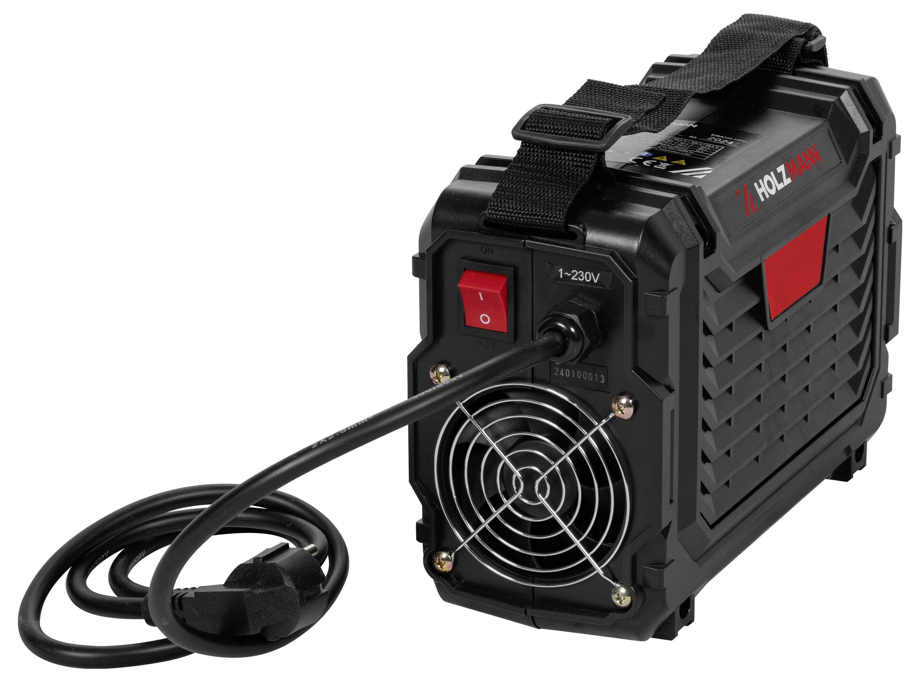 Holzmann Maschinen EISA160-MINI Elektroden-Schweißgerät 10 - 160A inkl. Zubehör