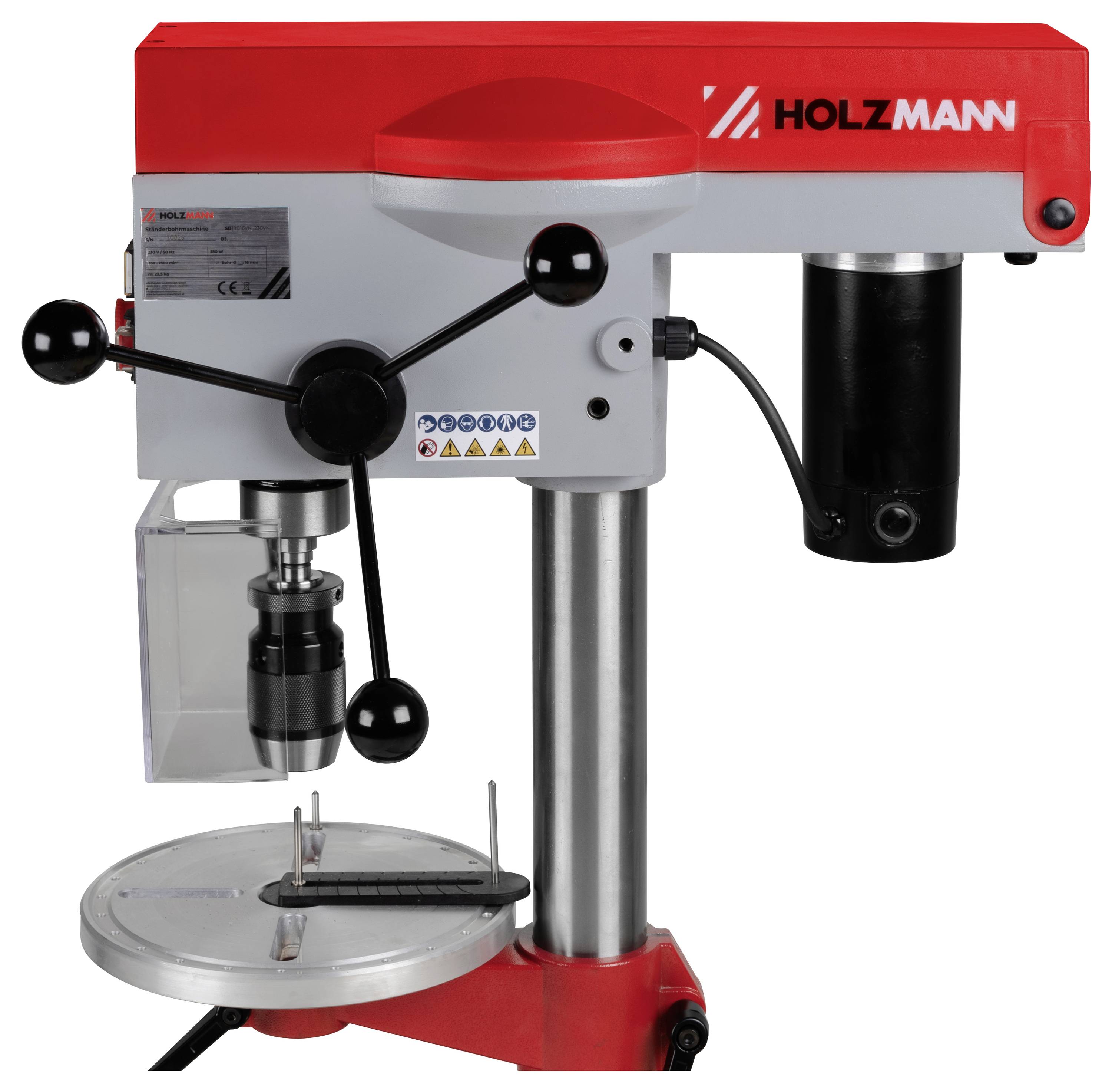 Holzmann Maschinen SB18B16VN_230V Ständerbohrmaschine 550W 230V