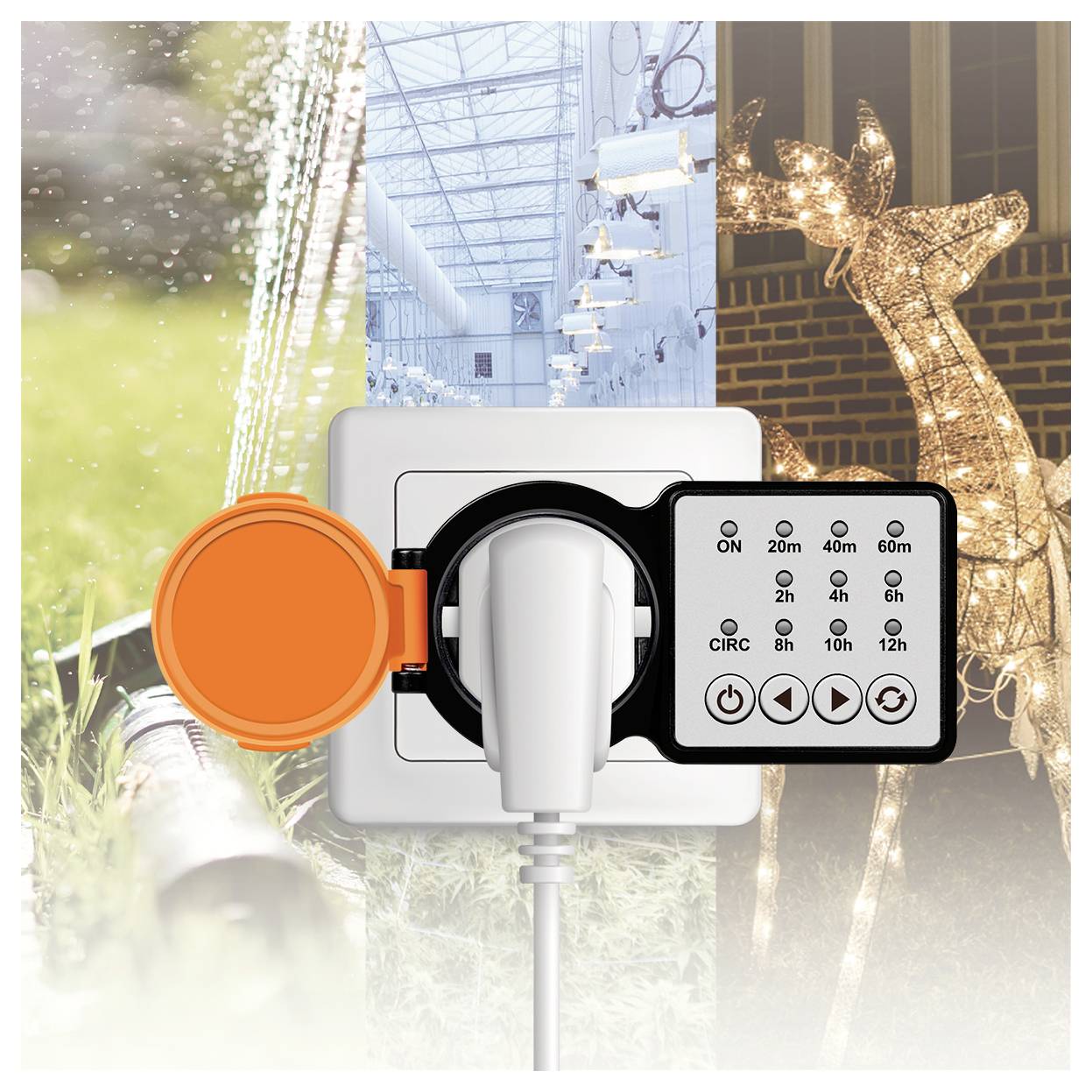 LogiLink ET0015 Countdown Timer digital IP44 Countdown-Funktion