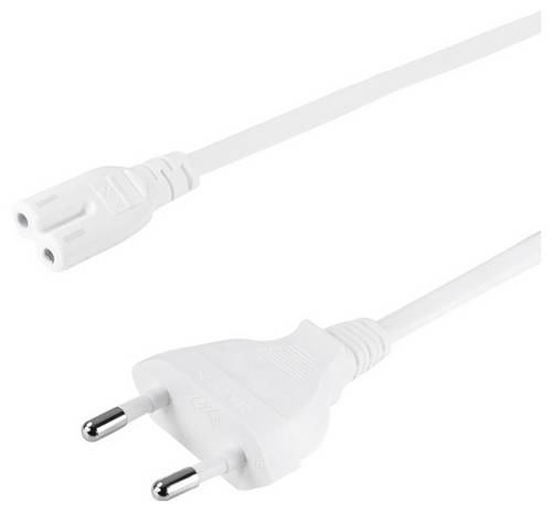 LogiLink CP192W Strom Netzkabel Weiß 1.00 m