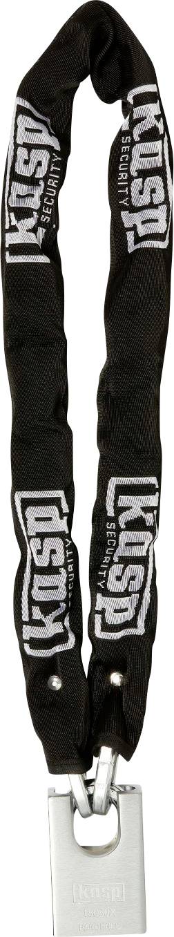 Kasp Kettenschloss Schwarz/Weiß