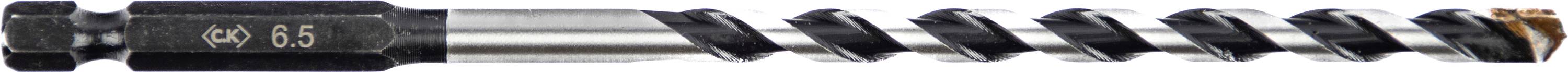 C.K T3114 06515 Hartmetall Mehrzweckbohrer 6.5mm Gesamtlänge 150mm 1St.