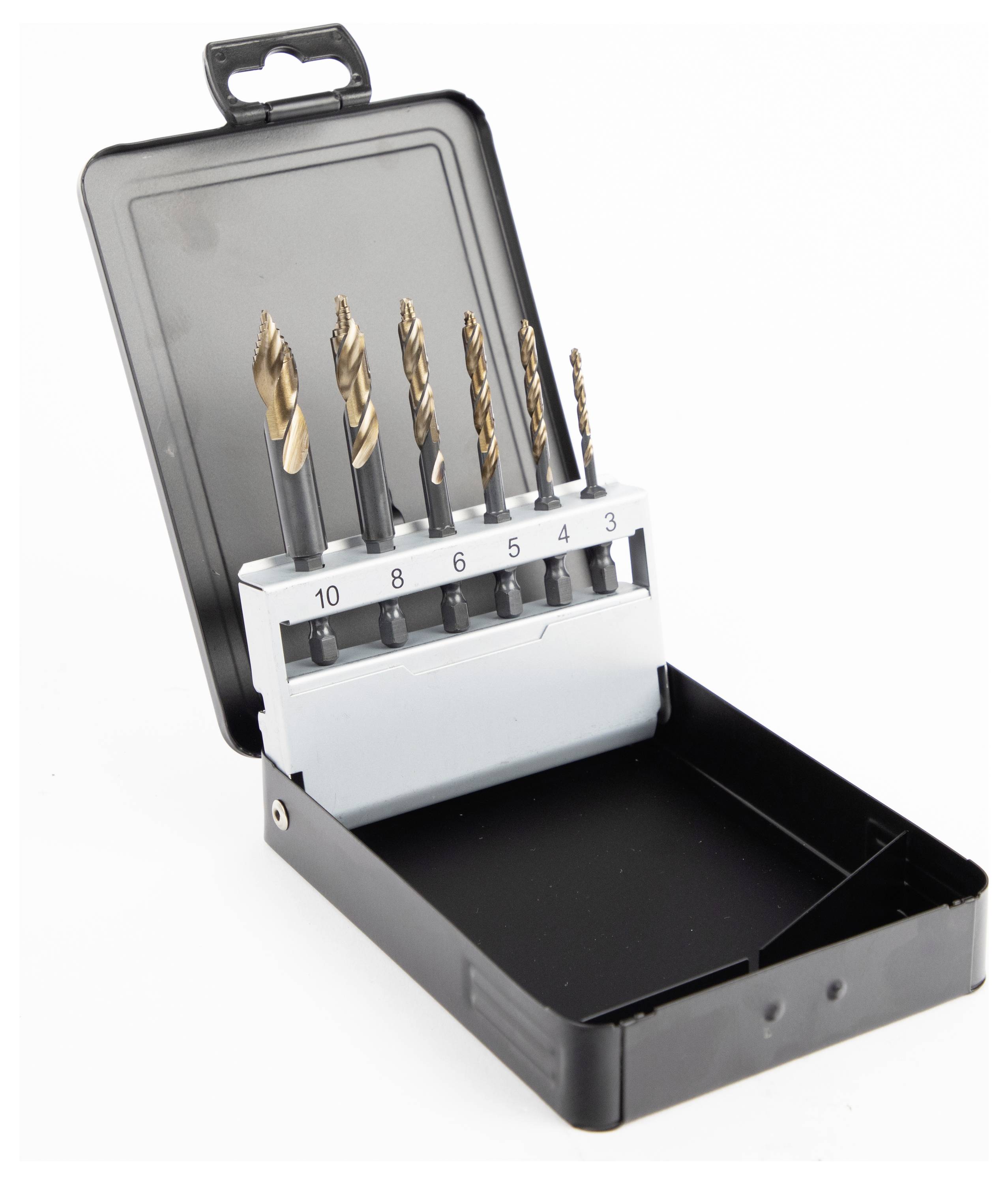 C.K T3200 01 Mehrzweckbohrer-Set 3 mm, 4 mm, 5 mm, 6 mm, 8 mm, 10mm 1St.