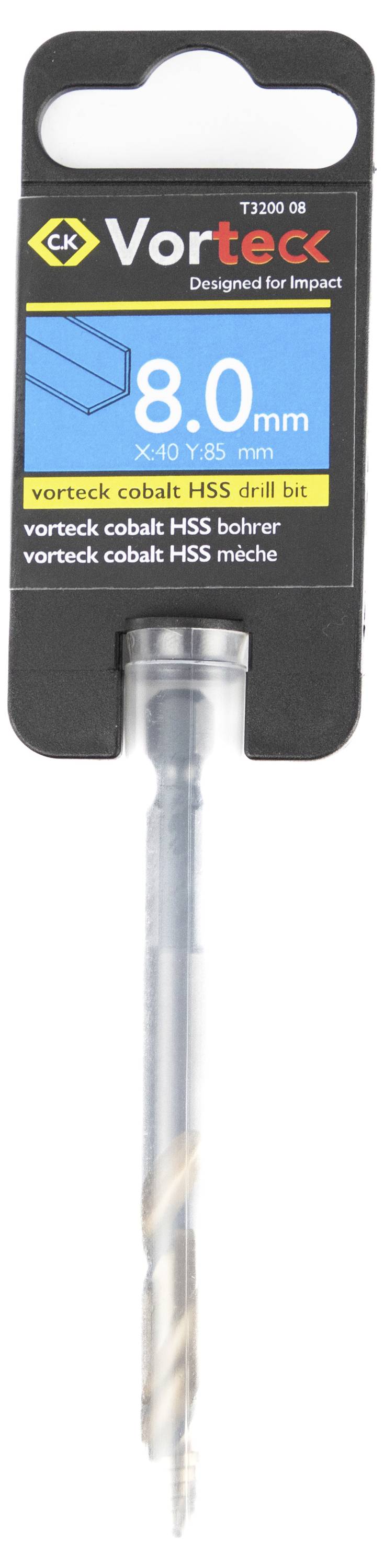 C.K T3200 08 HSS Mehrzweckbohrer 8mm 1St.