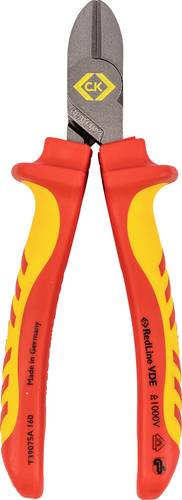 CK Tools T39075A 160 RedLine VDE Side Cutter, 160 mm