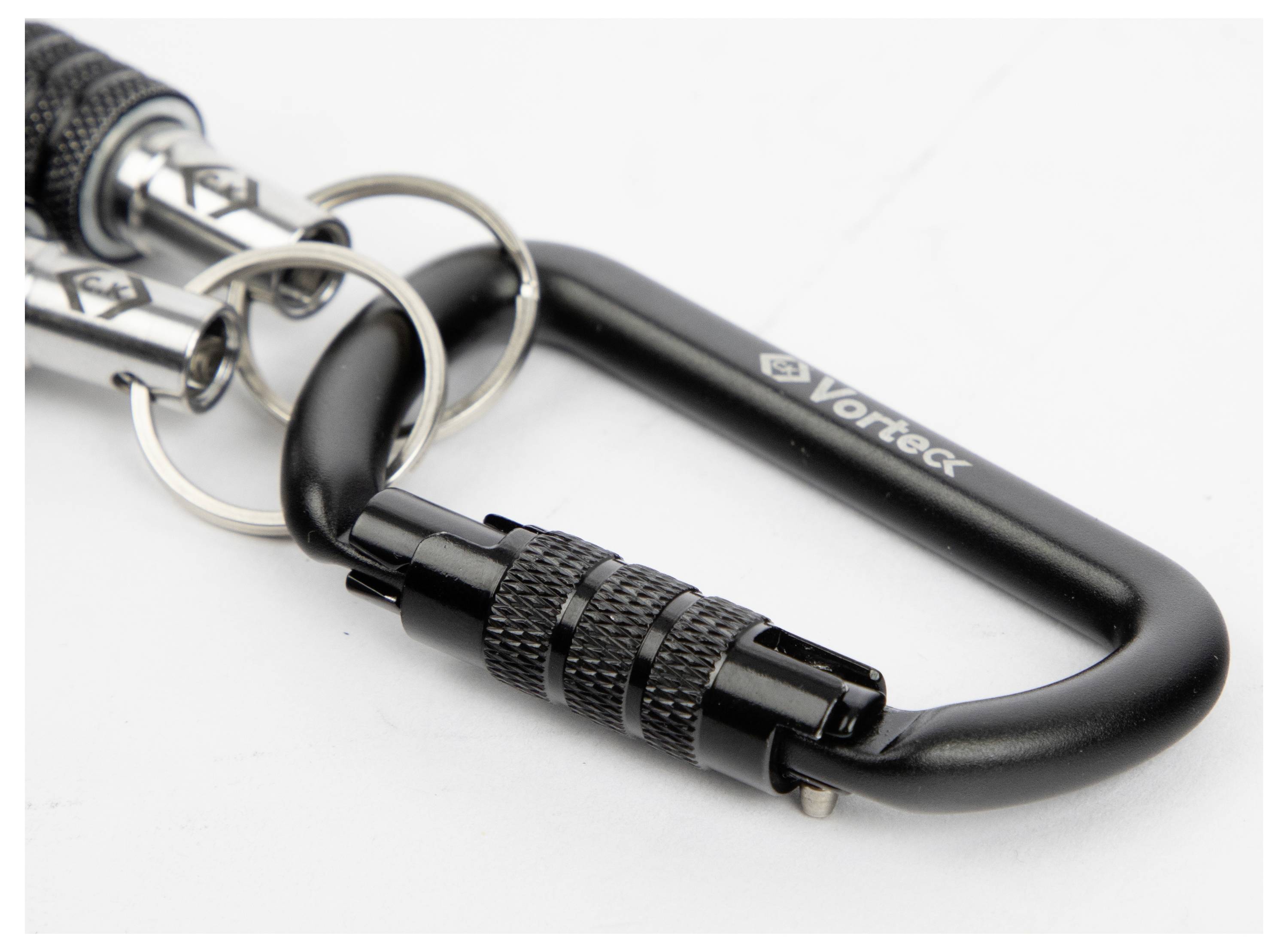 C.K T4574 2 x Vorteck 1/4" Bithalter mit Schnellverschluss am Karabiner