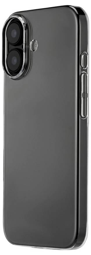 Ein schwarzes Smartphone mit dualen Rückkameras und elegantem Design, das die Seite mit Lautstärketasten und Kameraobjektiven präsentiert.