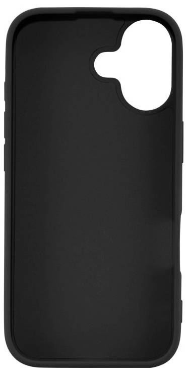 Eine schwarze Handyhülle mit einer Aussparung für die Kamera und die Tasten, die speziell für ein Smartphone entwickelt wurde.