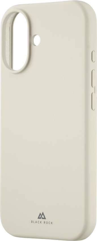 Beige Smartphone-Hülle mit einer Kameraausparung und seitlichen Tastenabdeckungen. Der Markenname 'Black Rock' ist am unteren Rand angebracht.