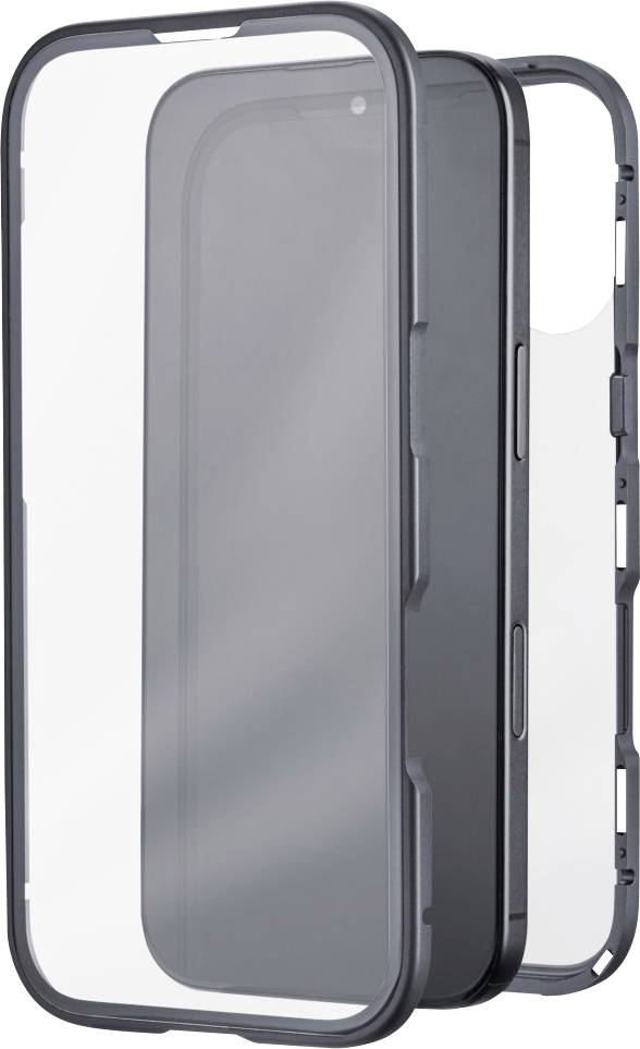 Eine transparente Handyhülle mit minimalistischem Design, die durchsichtige Seiten und einen schlanken Rahmen aufweist und dabei Schutz betont und gleichzeitig Stil bewahrt.