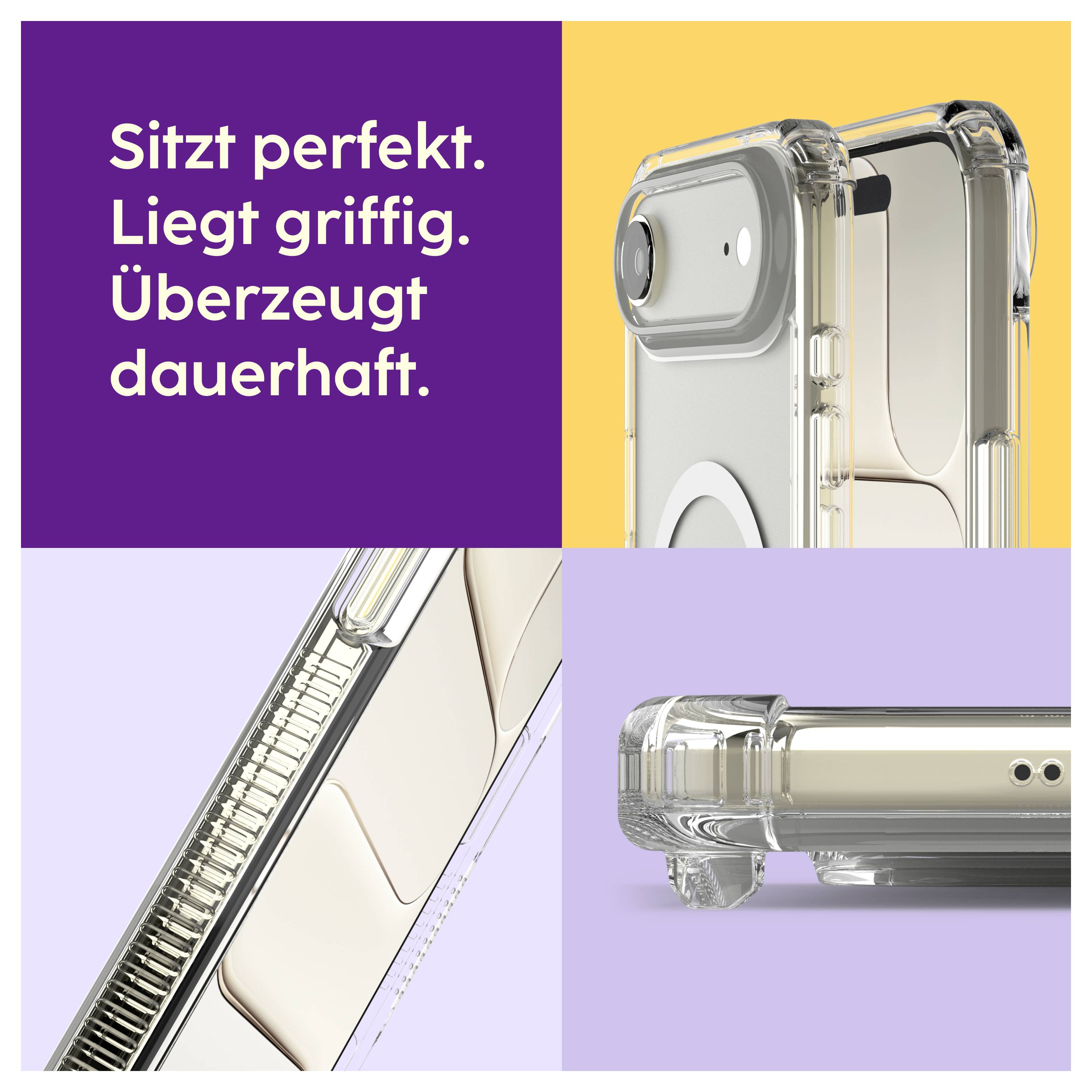 Hama Extreme Protect Cover Apple iPhone Air Transparent MagSafe kompatibel, Induktives Laden 00232385