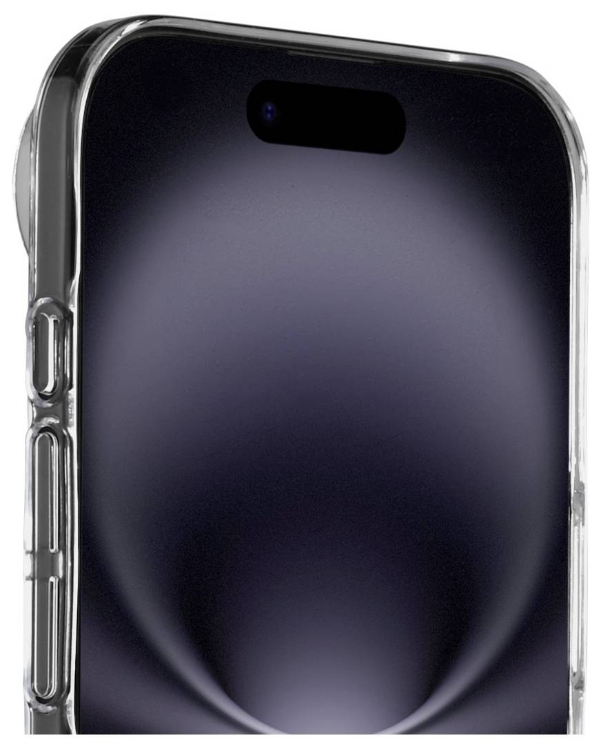 Nahaufnahme eines eleganten Smartphones mit metallfarbenen Kanten, das eine reflektierende Oberfläche und Dual-Kameralinsen präsentiert und dabei modernes Design betont.