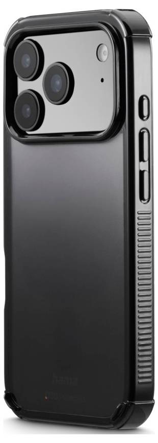 Ein schlankes schwarzes Smartphone-Gehäuse mit präzisen Ausschnitten für die Kameraobjektive und Tasten, das Schutz und funktionalen Zugang bietet.