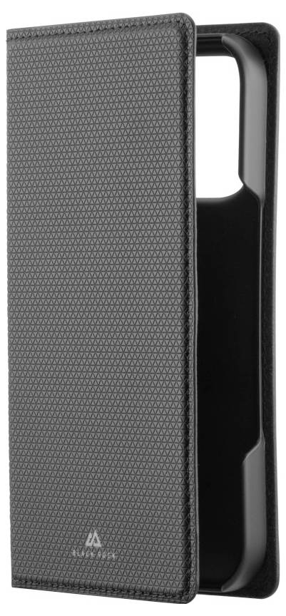 Ein grauer, strukturierter Telefonkoffer mit Klappdeckel, entwickelt zum Schutz eines Smartphones. Der Koffer verfügt über einen inneren Schutzhalter.