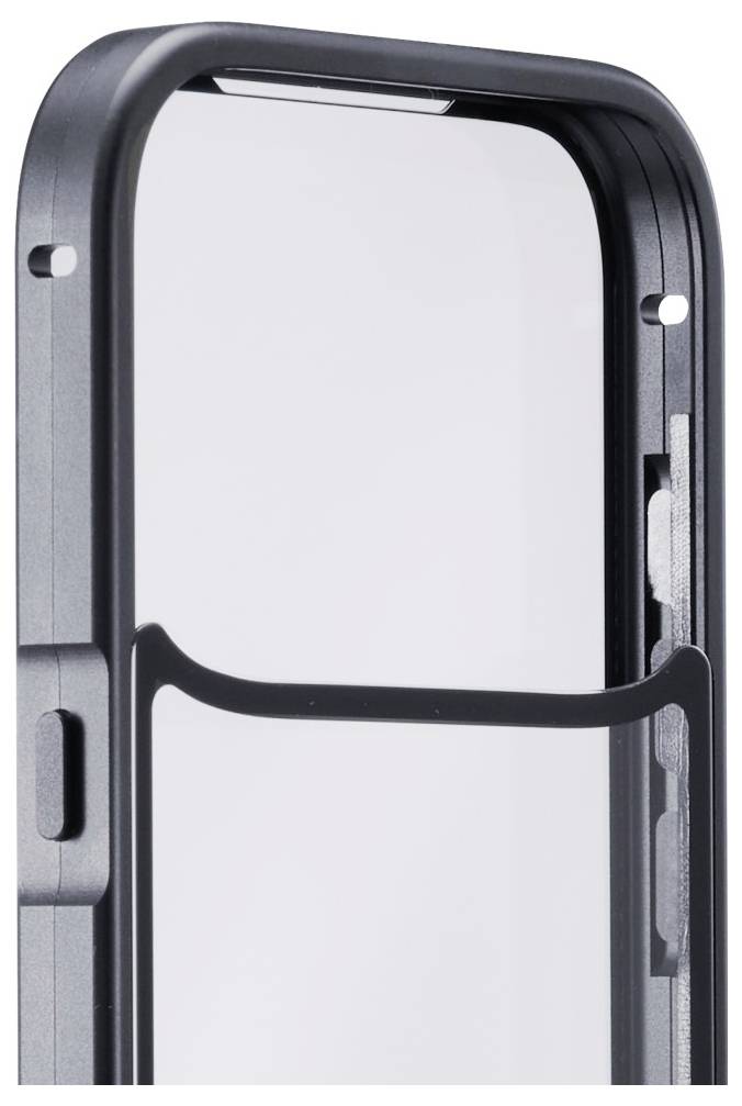 Handyhülle mit einem Schutzrahmen, entwickelt für Langlebigkeit und vollständigen Kantenbereich.