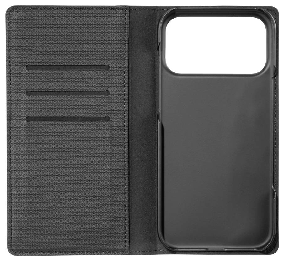 Black Rock The Classic Booklet Apple iPhone 17 Pro Max Schwarz Handy Flip Case 00080473