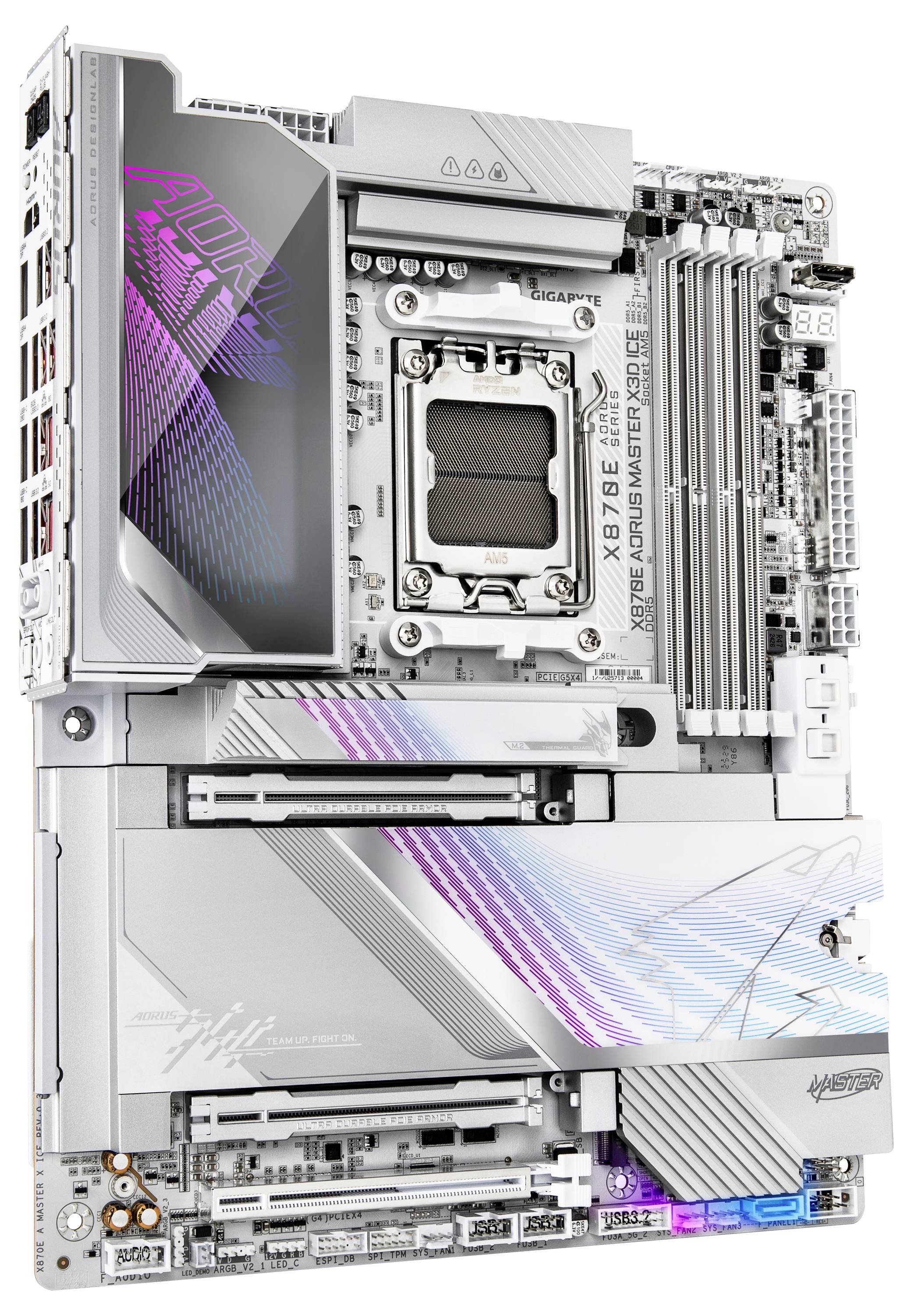 Gigabyte X870E AORUS MASTER X3D Mainboard Sockel (PC) AMD® AM5 Formfaktor (Details) ATX Mainboard-Chipsatz AMD® X870E