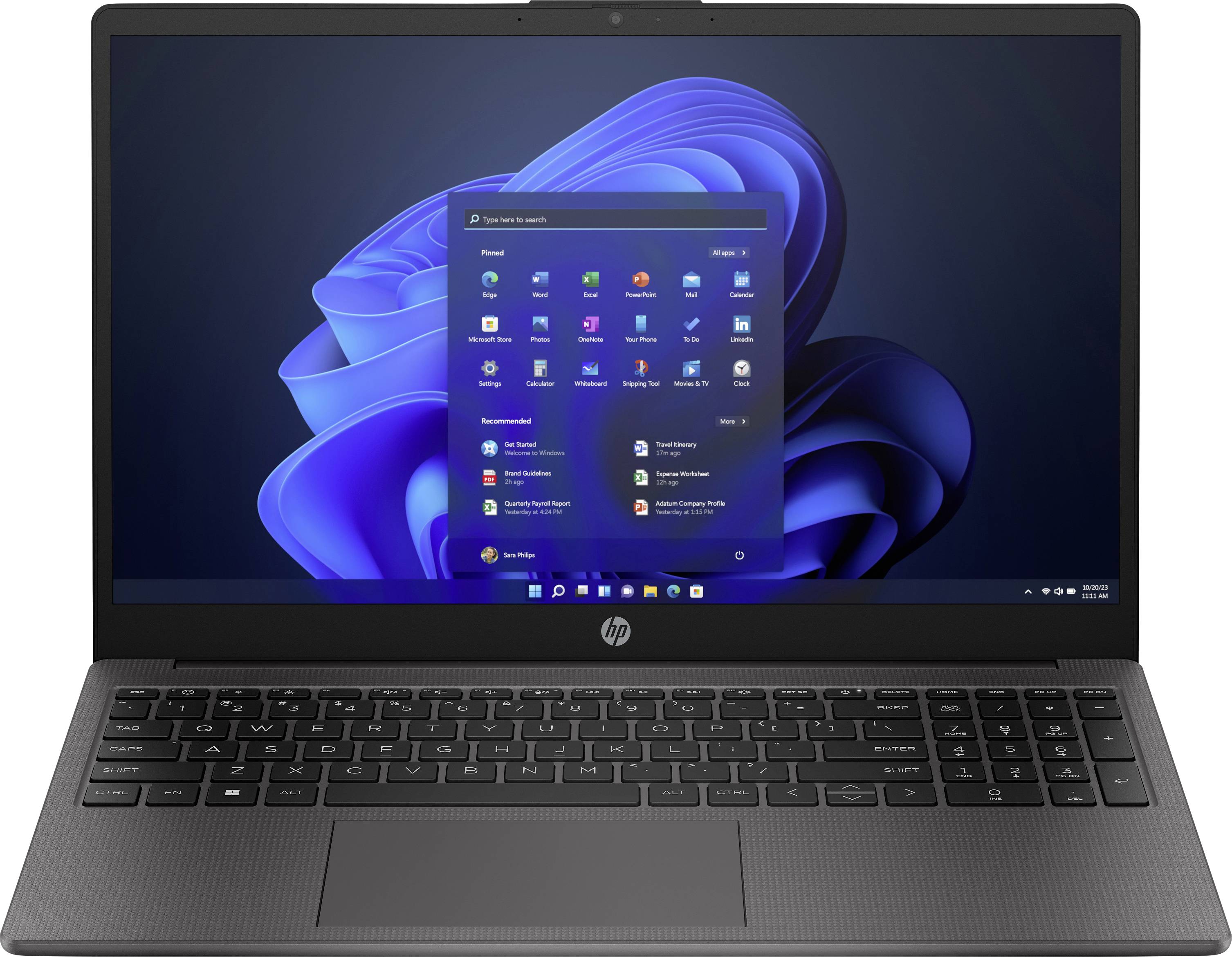 HP Notebook 250 G10 39.6cm (15.6 Zoll) Full HD Intel® Core™ i5 i5-1334U 16GB RAM 512GB SSD Deutsch, QWERTZ Intel Schwarz, Grau 8X