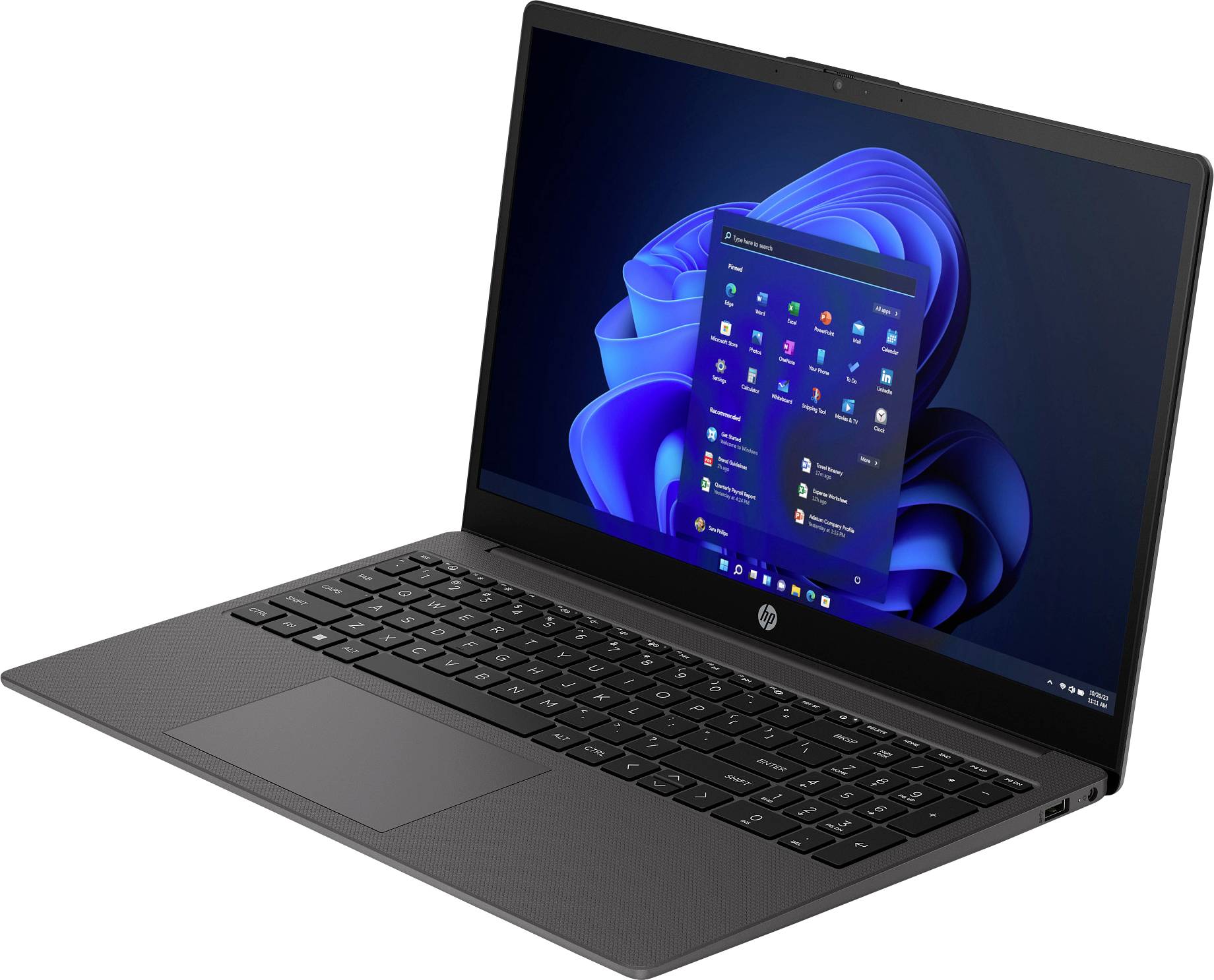 HP Notebook 2255 G10 39.6cm (15.6 Zoll) Full HD AMD Ryzen 5 7530U 16GB RAM 512GB SSD Deutsch, QWERTZ AMD AMD Radeon Schwarz, Grau