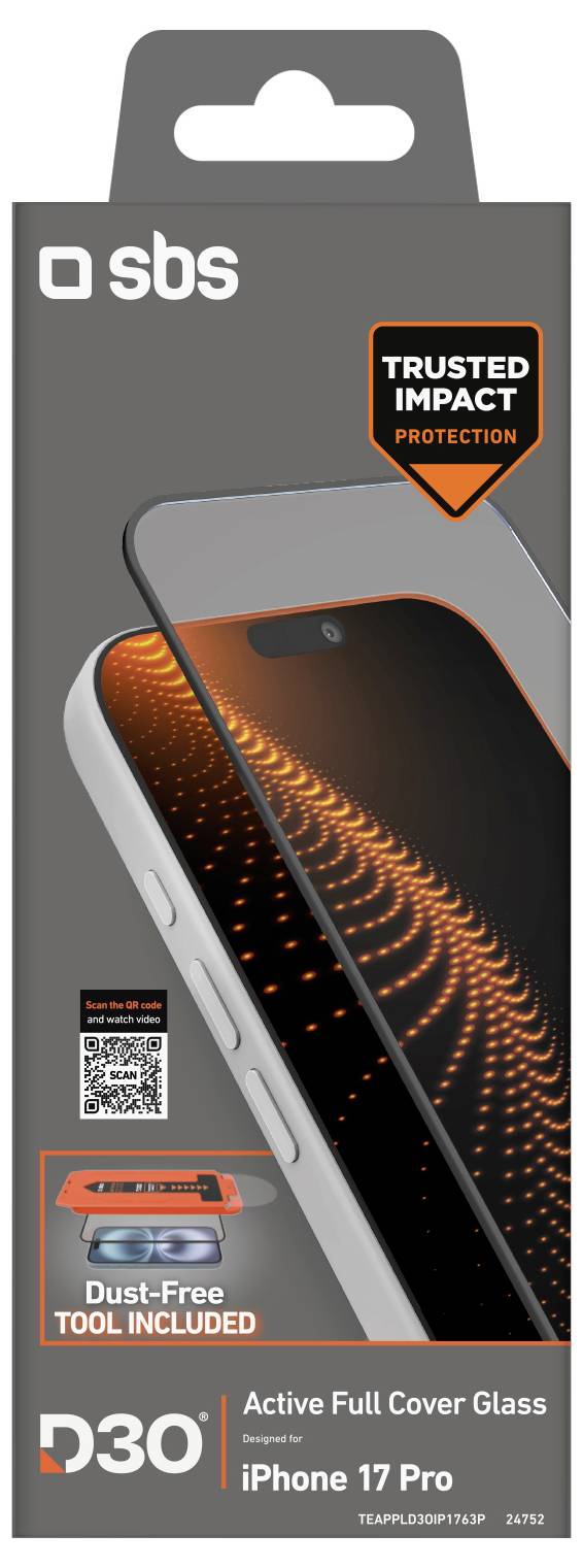 sbs mobile Displayschutzfolie Apple iPhone 17 Pro 1 St. TEAPPLD3OIP1763P