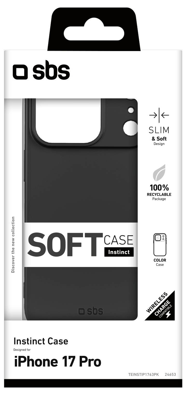 Handyhülle für iPhone 17 Pro<br><br>Eigenschaften:<br>- Ultraflaches und weiches Design<br>- 100% recyclebar<br>- Kompatibel mit drahtlosem Laden