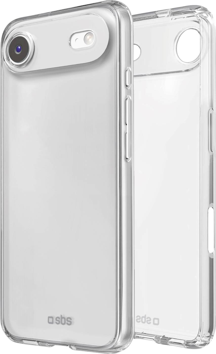 Zwei transparente Handyhüllen werden gezeigt, die ihr schützendes Design und ihre elegante, klare Erscheinung hervorheben.