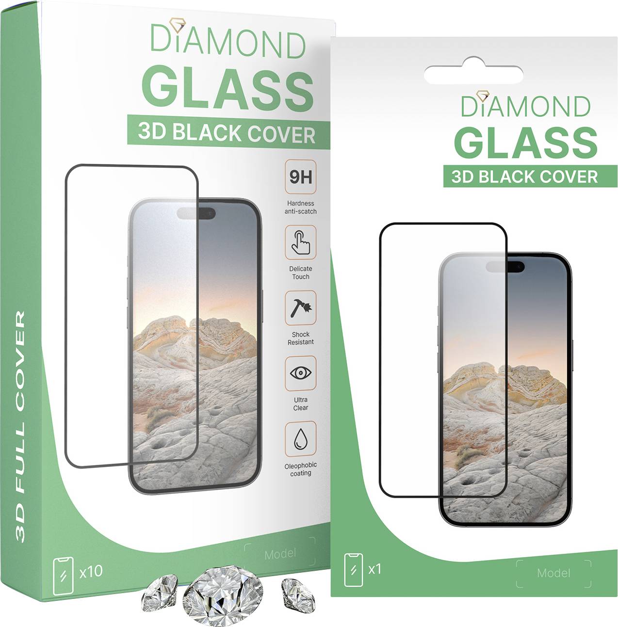 PT LINE Diamond Glass Anti-Static Displayschutzglas Apple iPhone 17 1 St. 234602