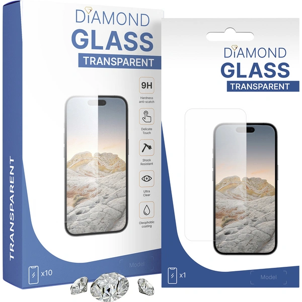 PT LINE Diamond Glass Anti-Static Displayschutzglas Apple iPhone 17 Pro, iPhone 17 1 St. kratzfest 234577 PT LINE Diamond Glass Anti-Static Displayschutzglas Apple iPhone 17 Pro, iPhone 17 1 St. kratzfest 234577