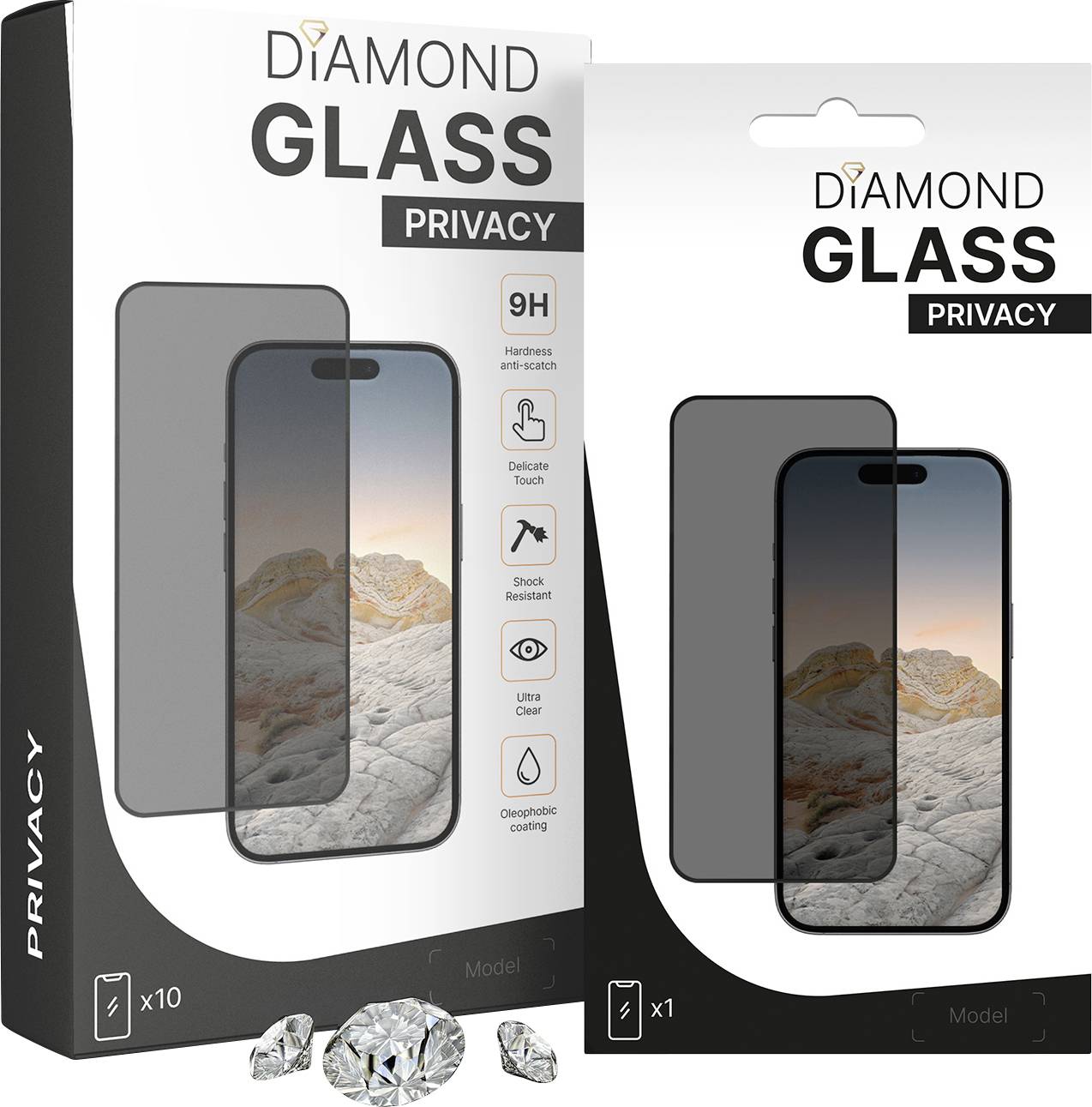PT LINE Diamond Glass Anti-Static Displayschutzglas Apple iPhone Air 1 St. 237098
