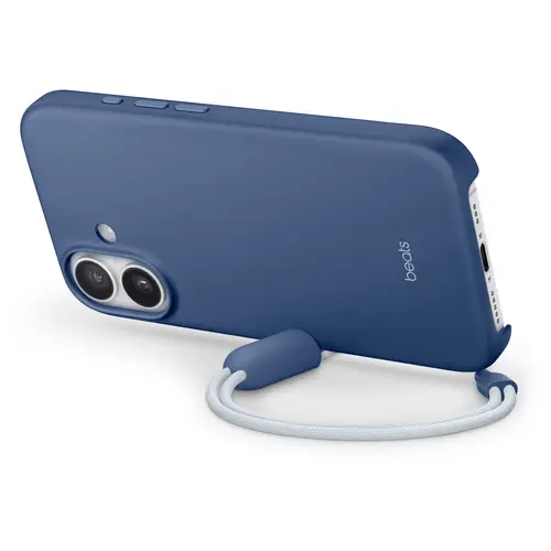 Beats Kickstand Case iPhone 17 Felsblau MagSafe kompatibel, Mit Standfuß, Mit Handschlaufe MGTM4LL/A Beats Kickstand Case iPhone 17 Felsblau MagSafe kompatibel, Mit Standfuß, Mit Handschlaufe MGTM4LL/A