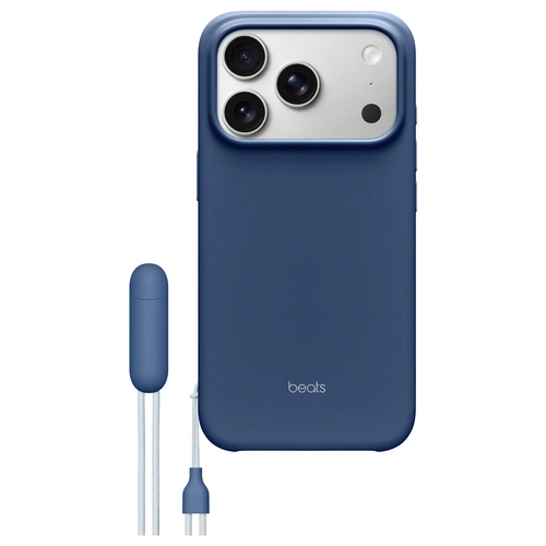 Beats Kickstand Case iPhone 17 Pro Felsblau MagSafe kompatibel, Mit Standfuß, Mit Handschlaufe MGTP4LL/A Beats Kickstand Case iPhone 17 Pro Felsblau MagSafe kompatibel, Mit Standfuß, Mit Handschlaufe MGTP4LL/A