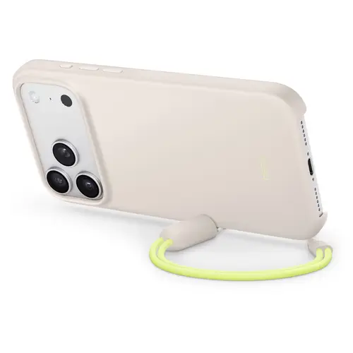 Beats Kickstand Case iPhone 17 Pro Max Kalkstein MagSafe kompatibel, Mit Standfuß, Mit Handschlaufe MGTQ4LL/A Beats Kickstand Case iPhone 17 Pro Max Kalkstein MagSafe kompatibel, Mit Standfuß, Mit Handschlaufe MGTQ4LL/A