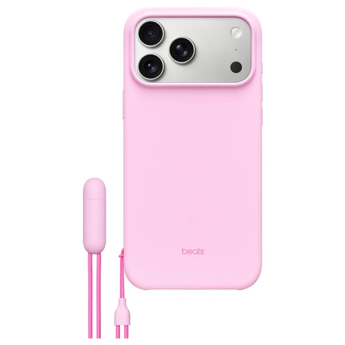 Beats Kickstand Case iPhone 17 Pro Max Kieselrosa MagSafe kompatibel, Mit Standfuß, Mit Handschlaufe MGYA4LL/A Beats Kickstand Case iPhone 17 Pro Max Kieselrosa MagSafe kompatibel, Mit Standfuß, Mit Handschlaufe MGYA4LL/A