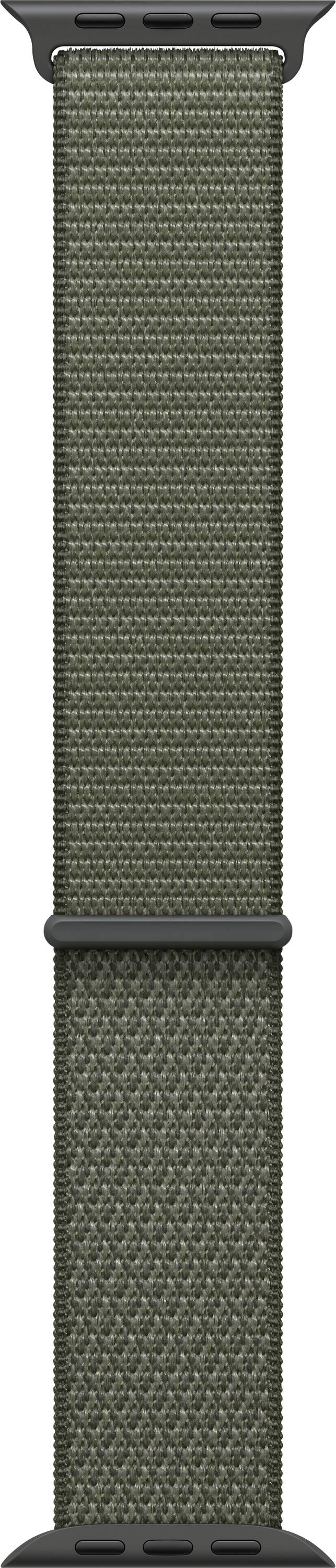 Apple Watch Sport Loop Armband 46mm S/L Waldgrün