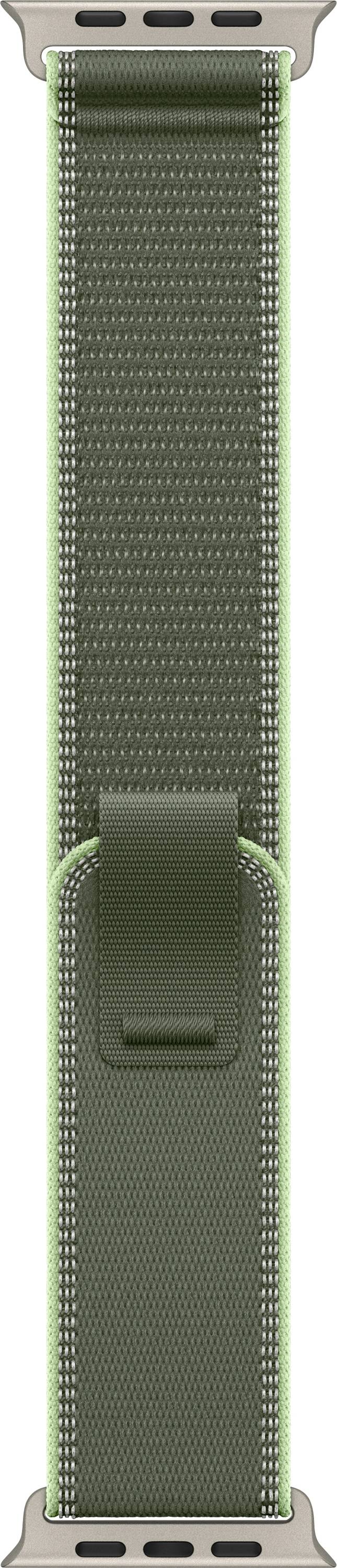 Apple Watch Trail Loop Armband 49mm S/M Neongrün