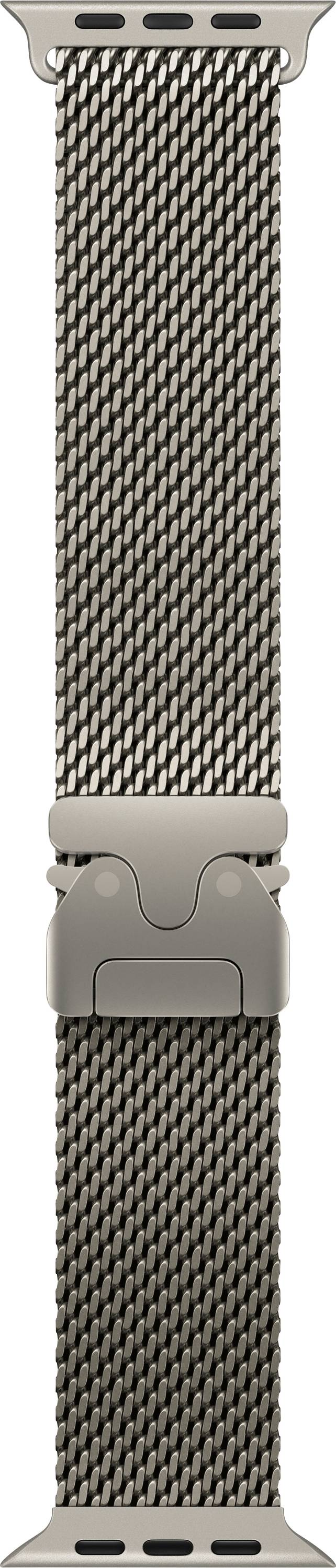 Apple Watch Milanese Loop Band Armband 49mm L Natur Watch Ultra, Watch Ultra 2, Watch Ultra 3