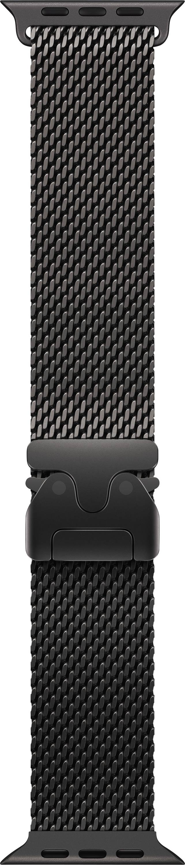 Apple Watch Milanese Loop Band Armband 49mm M Schwarz Watch Ultra, Watch Ultra 2, Watch Ultra 3