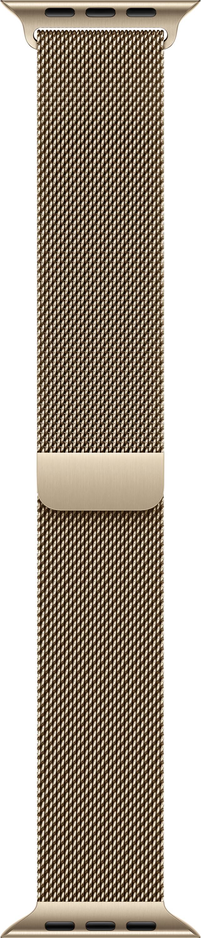 Apple Watch Milanese Loop Band Armband 46mm S/M Gold