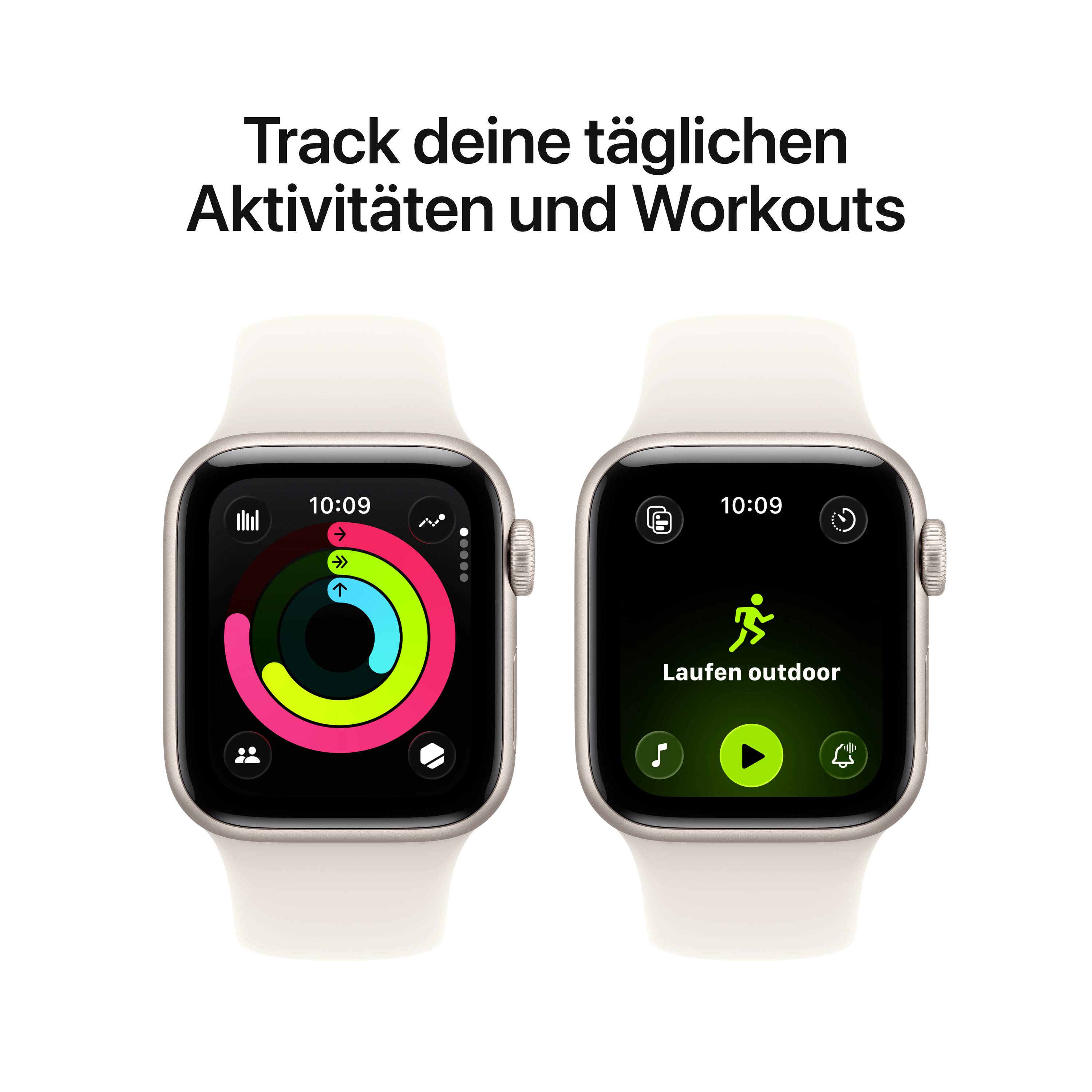 Apple Watch SE 3 GPS 40 mm Aluminiumgehäuse Sport Band Polarstern S/M