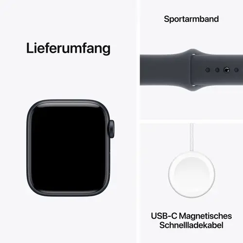 Apple Watch SE 3 GPS 40mm Aluminiumgehäuse Sport Band Mitternacht S/M Apple Watch SE 3 GPS 40mm Aluminiumgehäuse Sport Band Mitternacht S/M