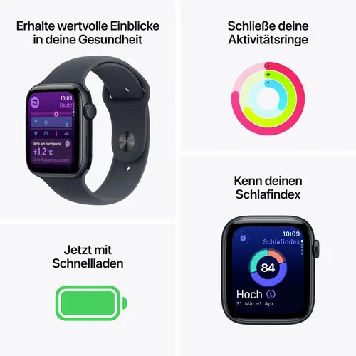 Apple Watch SE 3 GPS 44mm Aluminiumgehäuse Sport Band Polarstern S/M Apple Watch SE 3 GPS 44mm Aluminiumgehäuse Sport Band Polarstern S/M