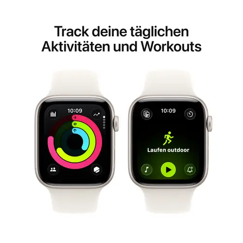 Apple Watch SE 3 GPS 44mm Aluminiumgehäuse Sport Band Polarstern S/M Apple Watch SE 3 GPS 44mm Aluminiumgehäuse Sport Band Polarstern S/M