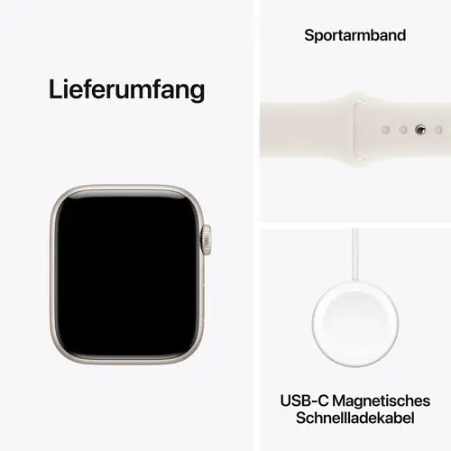 Apple Watch SE 3 GPS + Cellular 40mm Aluminiumgehäuse Sport Band Polarstern S/M Apple Watch SE 3 GPS + Cellular 40mm Aluminiumgehäuse Sport Band Polarstern S/M
